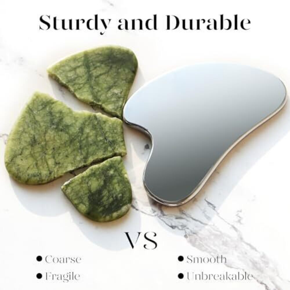 Icyme Stainless Steel Gua Sha Facial Massager Tools - Picture 3 of 5